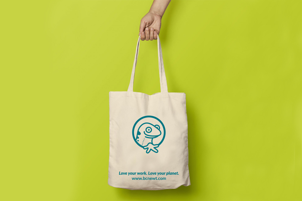 bcnewt-coworking-barcelona-logotipo-logo-branding-diseño-grafico-tote-bag-bolso-salamandra